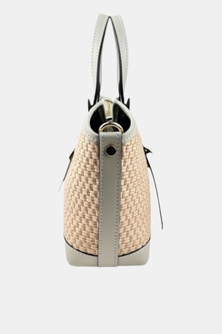 Leren Handtas - Beige