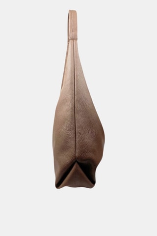 Leren Shopper en Clutch - Beige