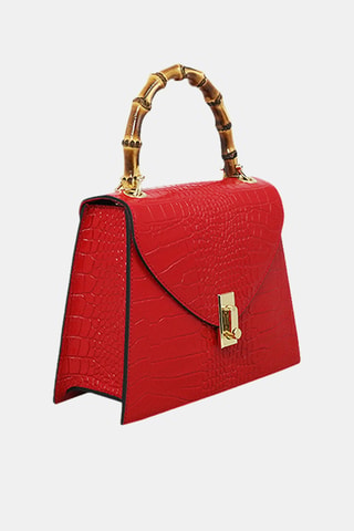 Leren Handtas - Rood