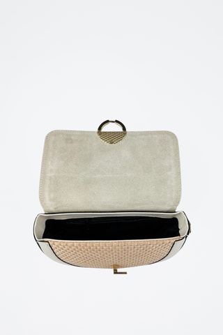 Leren Schoudertas Annalisa - Beige