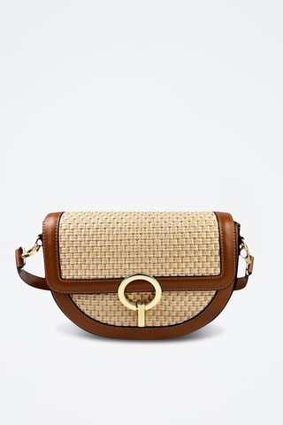 Leren Schoudertas Annalisa - Beige