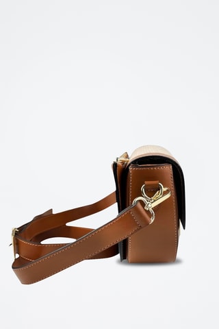 Leren Schoudertas Annalisa - Beige
