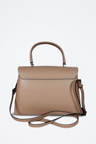 Leren Handtas Belen - Taupe