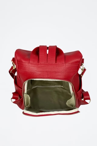 Leren Rugtas Amanda - Rood
