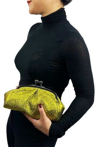 Leren Clutch Vittoria - Wit