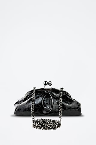 Leren Clutch Vittoria - Goudkleurig