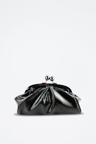 Leren Clutch Vittoria - Zwart