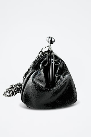 Leren Clutch Vittoria - Zwart