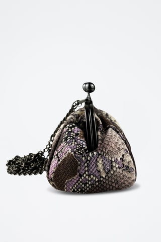 Leren Clutch Vittoria - Goudkleurig