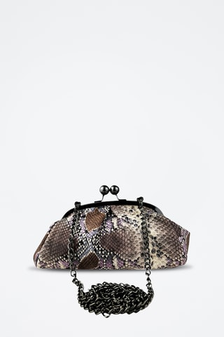 Leren Clutch Vittoria - Goudkleurig