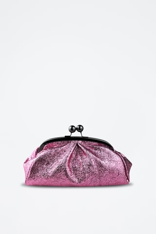 Leren Clutch Vittoria - Roze