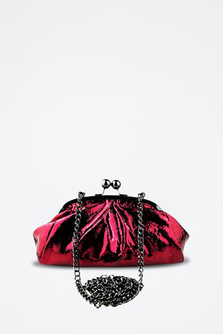 Leren Clutch Vittoria - Rood