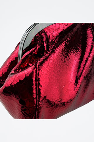 Leren Clutch Vittoria - Rood