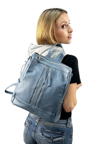 Leren Rugtas Alya - Blauw