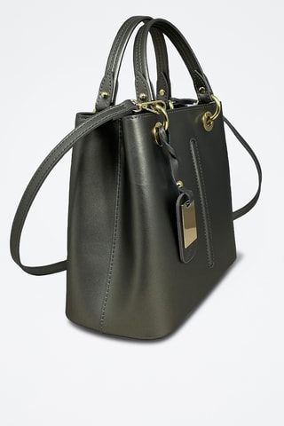 Sac à main en cuir Gallipoli Mini - Gris