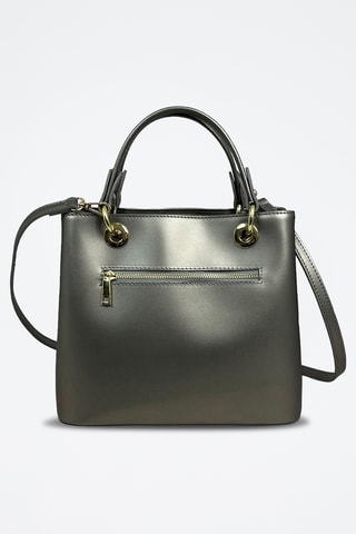 Sac à main en cuir Gallipoli Mini - Gris