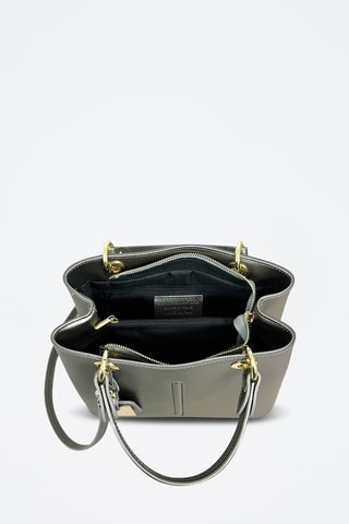 Sac à main en cuir Gallipoli Mini - Gris