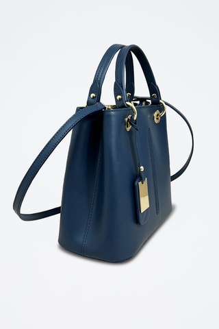 Sac à main en cuir Gallipoli Mini - Bleu