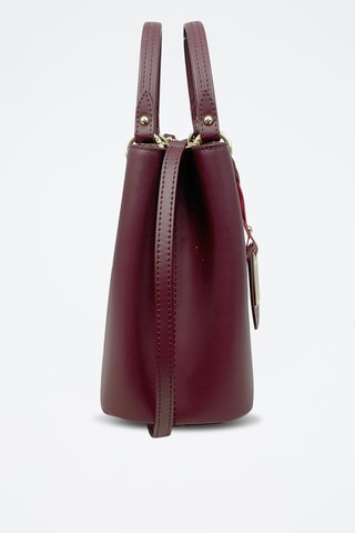 Sac à main en cuir Gallipoli Mini - Bordeaux