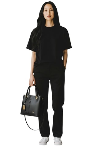 Sac à main en cuir Gallipoli Mini - Noir