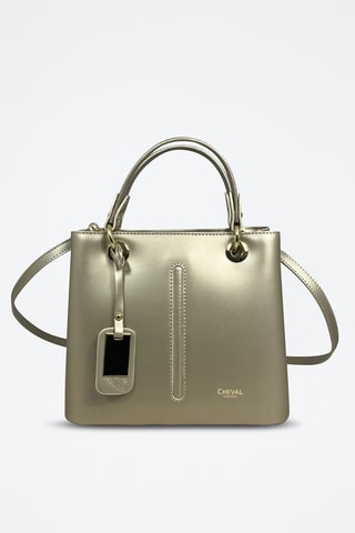 Sac à main en cuir Gallipoli Mini - Gris