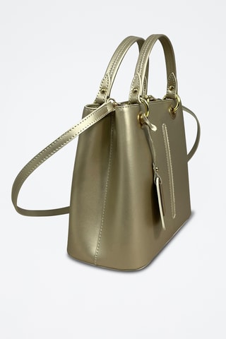 Sac à main en cuir Gallipoli Mini - Gris