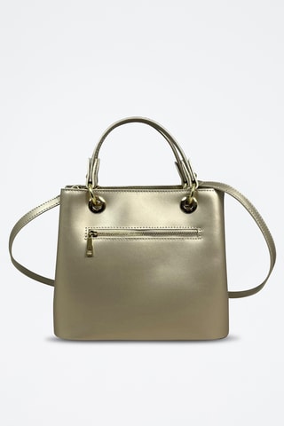 Sac à main en cuir Gallipoli Mini - Gris