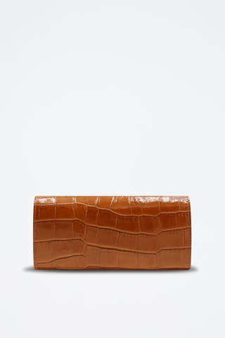 Leren Clutch Cosmo - Beige