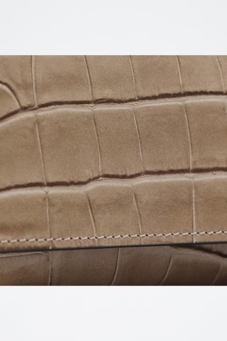 Leren Clutch Cosmo - Taupe