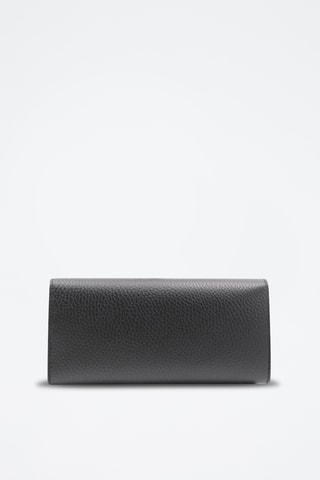 Leren Clutch Piccola Mary - Zwart