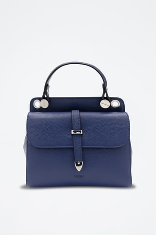 Leren Handtas Naomi - Blauw
