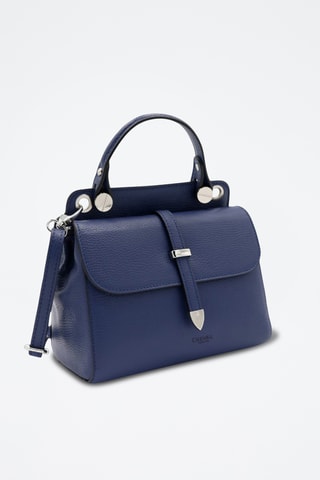Leren Handtas Naomi - Blauw