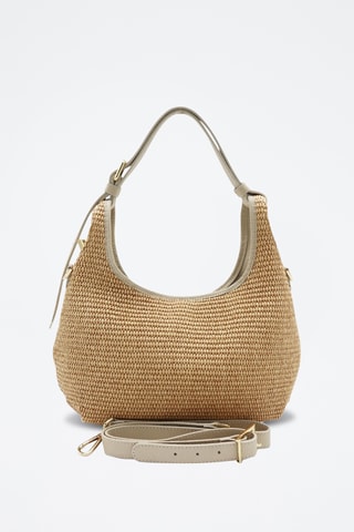 Leren Trendy Handtas Piccola Mary - Beige