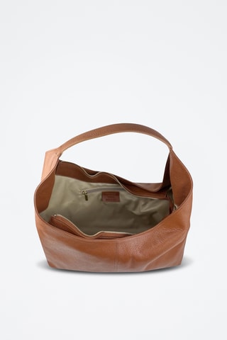 Leren Handtas Betty - Beige