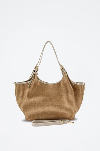 Leren Schoudertas Ocean - Beige