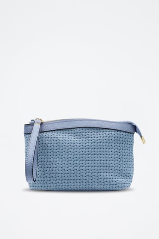 Leren Clutch Matilde - Lichtblauw