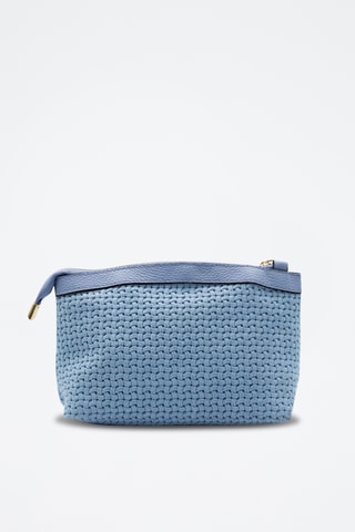 Leren Clutch Matilde - Lichtblauw