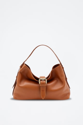 Leren Trendy Handtas Colombo - Beige