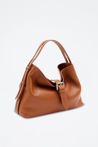 Leren Trendy Handtas Colombo - Beige