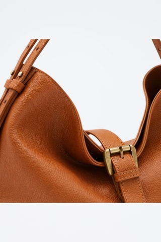 Leren Trendy Handtas Colombo - Beige