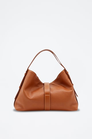 Leren Trendy Handtas Colombo - Beige