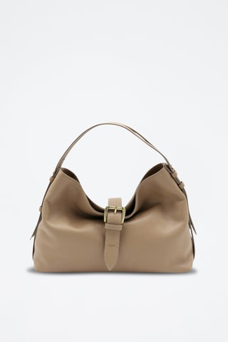 Leren Trendy Handtas Colombo - Taupe