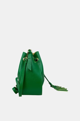 Leren Buideltas - Groen