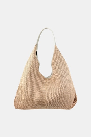 Leren Shopper - Beige