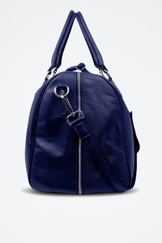 Leren Reistas Cortina - 51 cm - Blauw