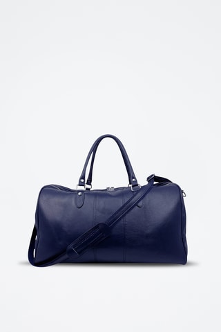 Leren Reistas Cortina - 51 cm - Blauw