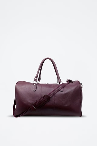 Leren Reistas Cortina - 51 cm - Bordeauxrood