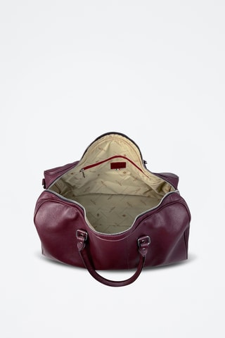 Leren Reistas Cortina - 51 cm - Bordeauxrood