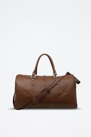 Leren Reistas Cortina - 51 cm - Bruin