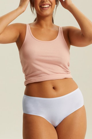 Braga talla única Just One Micro - Blanco